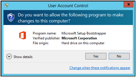 User account control